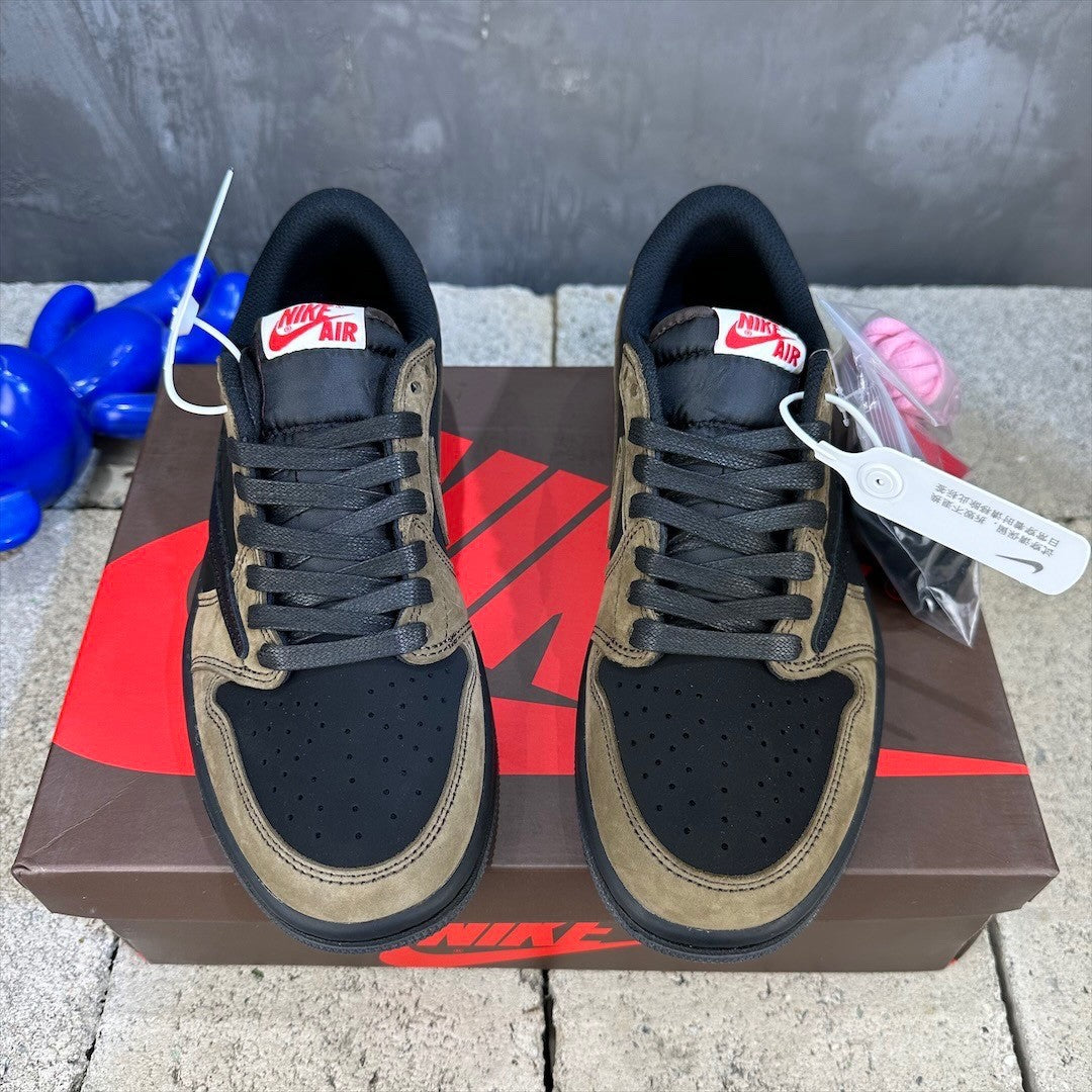 Travis Scott x Air Jordan 1 Low Black Brown
