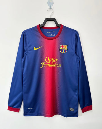 Barcelona Home Long Sleeve Retro Jersey 2012/13