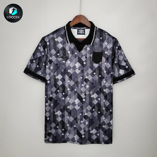 England 1990 Black Out Retro Jersey
