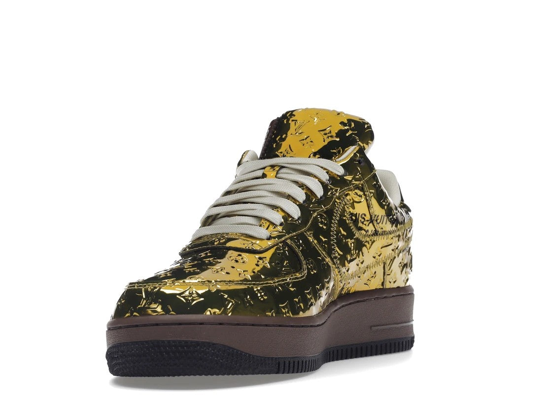 Air Force 1 LV Louis Vuitton Low By Virgil Abloh Metallic Gold