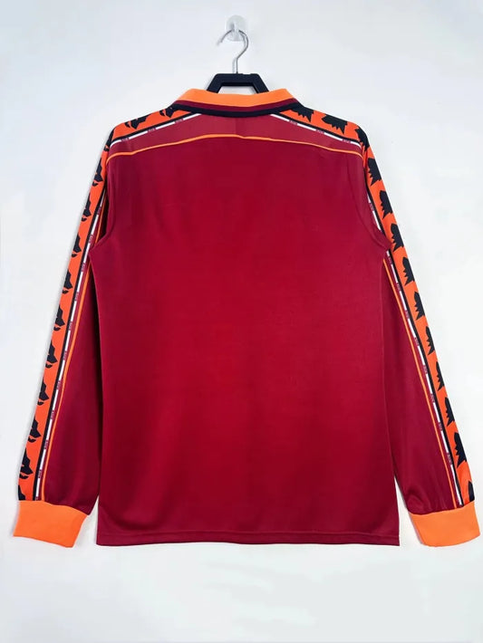 AS Roma Home Long Sleeve Retro Jersey 1998/99