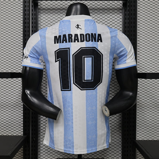 Argentina Special Edition Light Blue Maradona#10 Player Version Jersey 26/27