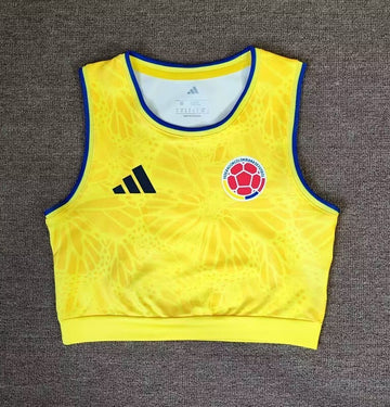 Colombia 2026 World Cup Home Women Vest Jersey