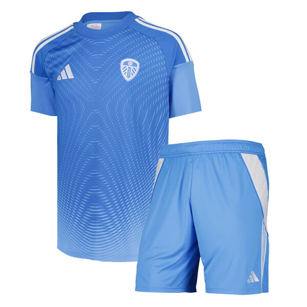 Leeds United Goalkeeper Kids Football Kit 25/26 – Blue
