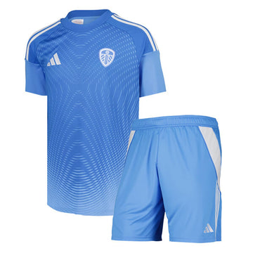 Leeds United Goalkeeper Kids Football Kit 25/26 – Blue