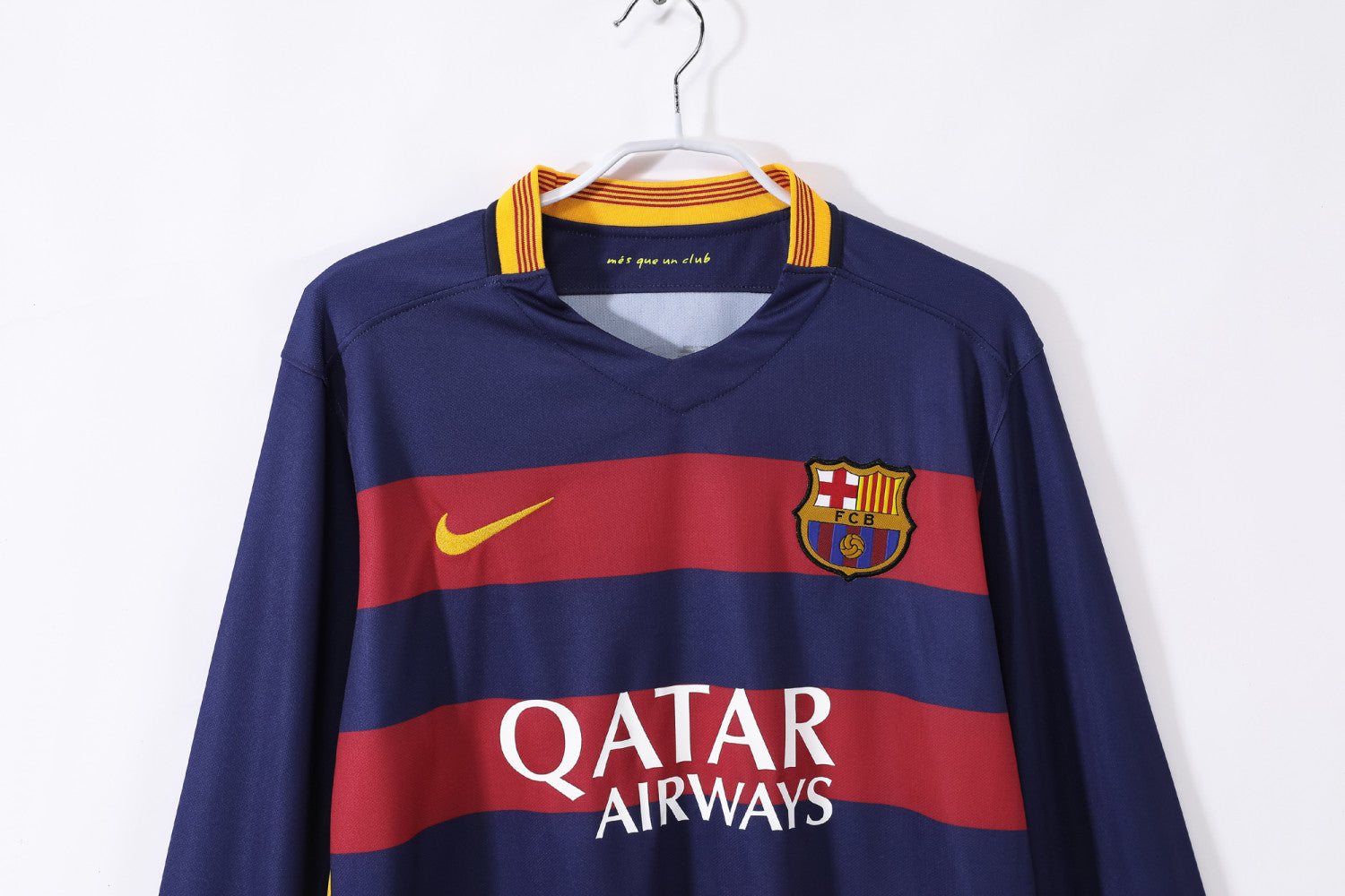 Barcelona Home Long Sleeve Retro Jersey 2015/16