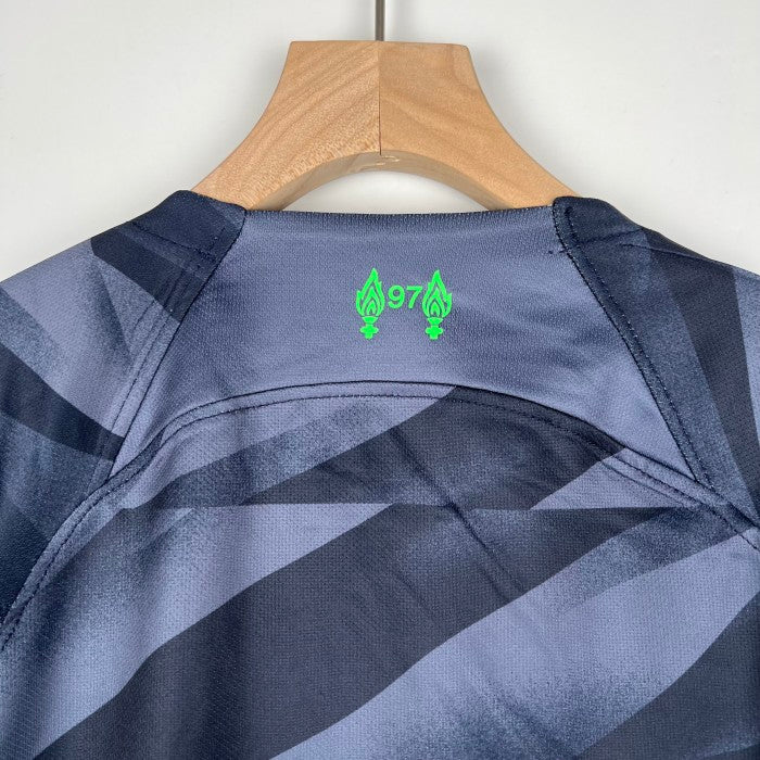 Liverpool Kids Goalkeeper Jersey 23/24 Gray