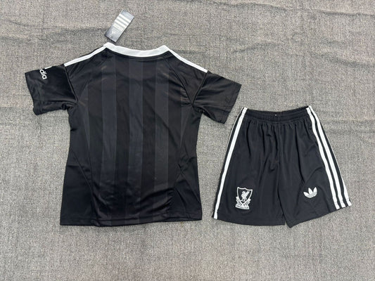 Liverpool Black Goalkeeper Kids Suit 25/26