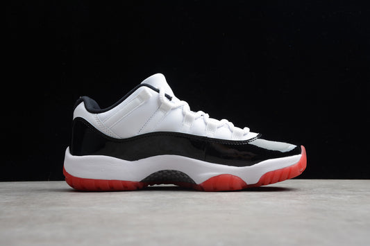 Air Jordan 11 Low Black Red AV2187-160