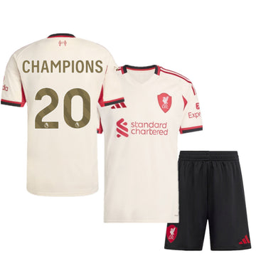 Liverpool Away Kids Suit 25/26- CHAMPIONS 20