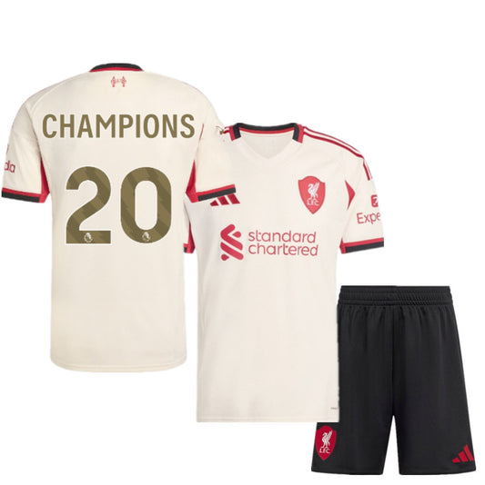 Liverpool Away Kids Suit 25/26- CHAMPIONS 20