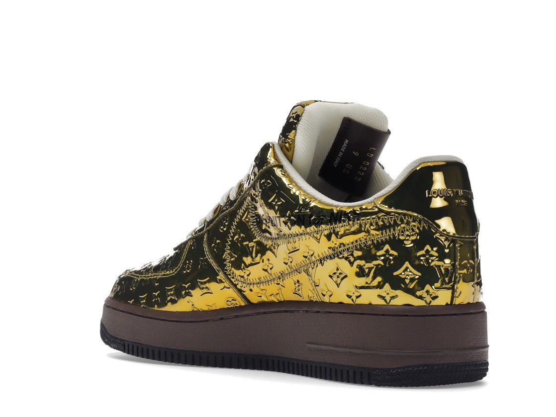 Air Force 1 LV Louis Vuitton Low By Virgil Abloh Metallic Gold