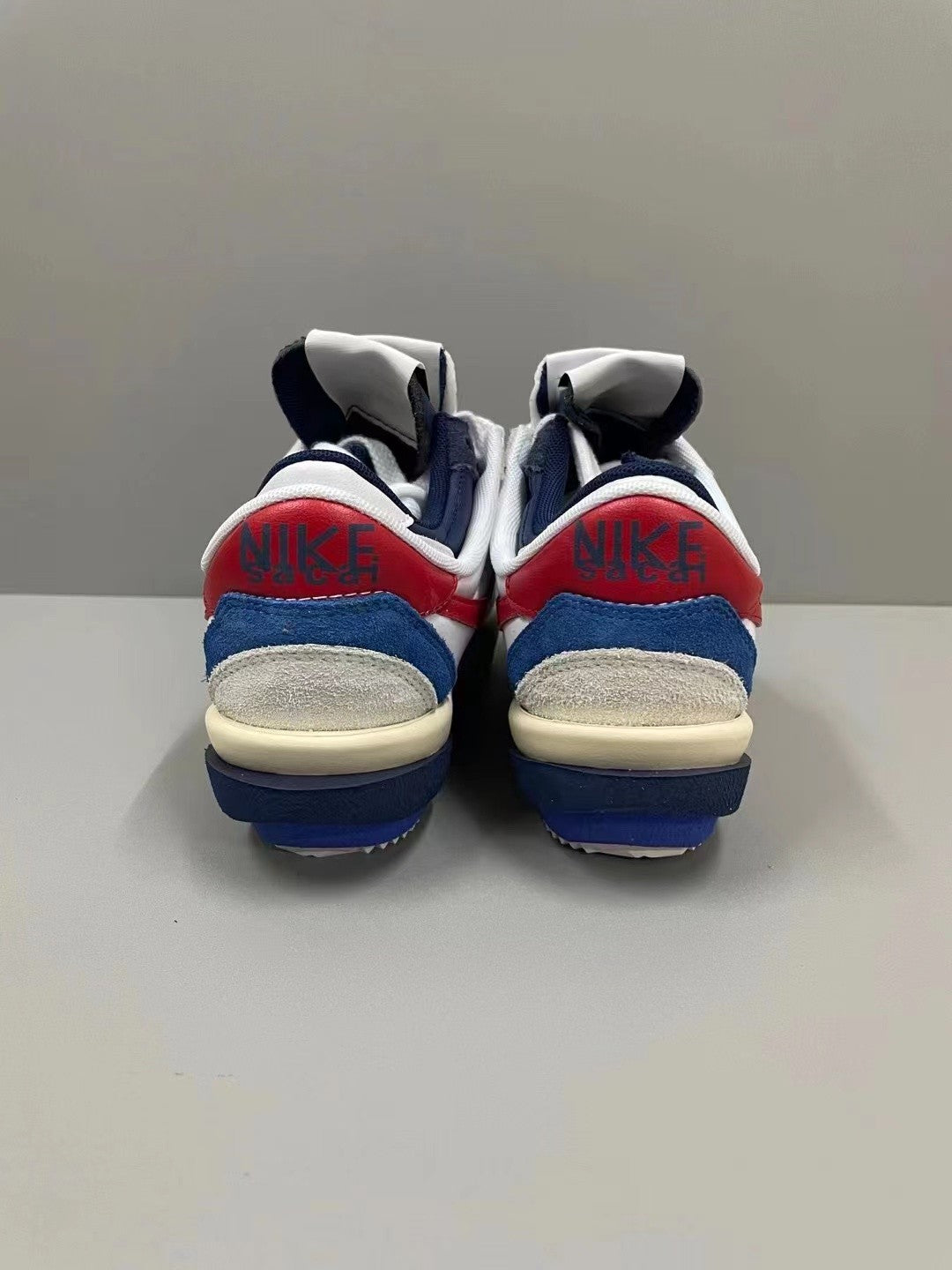 Waffle Sacai White Grey Sneakers