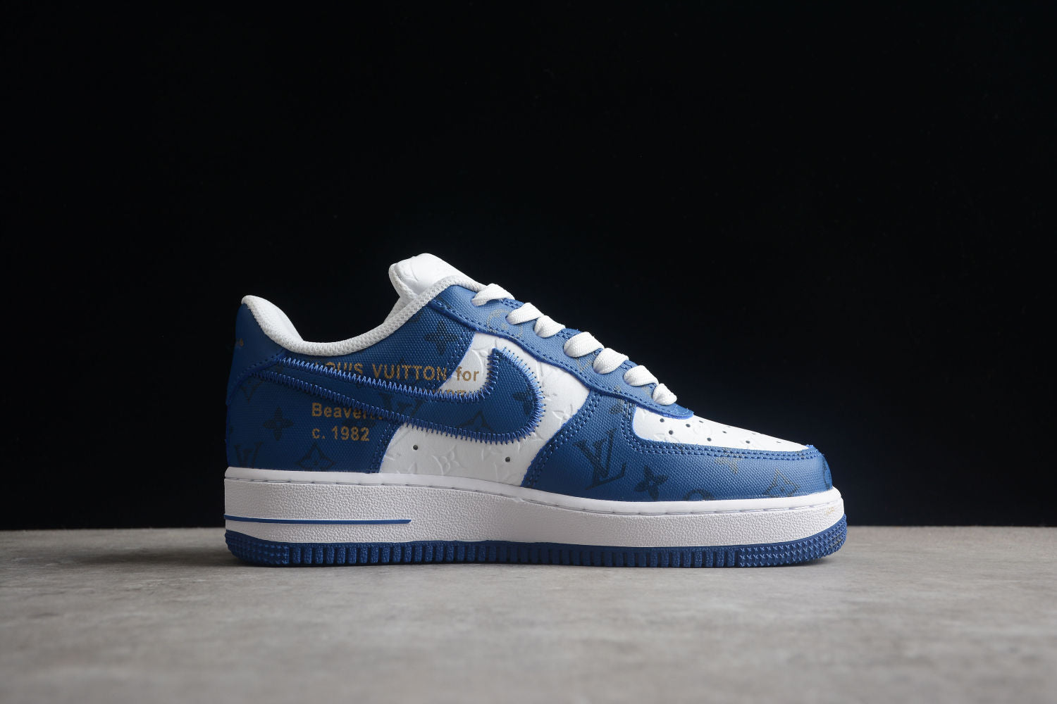 Air Force 1 LV Louis Vuitton Low White Royal MS 0232