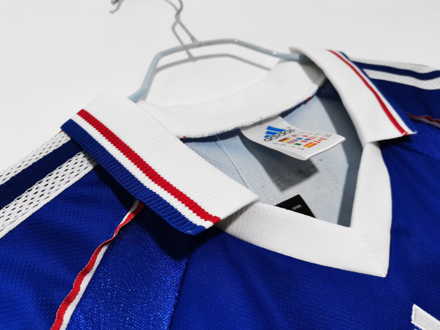 France Retro Home Long Sleeve Jersey 1998