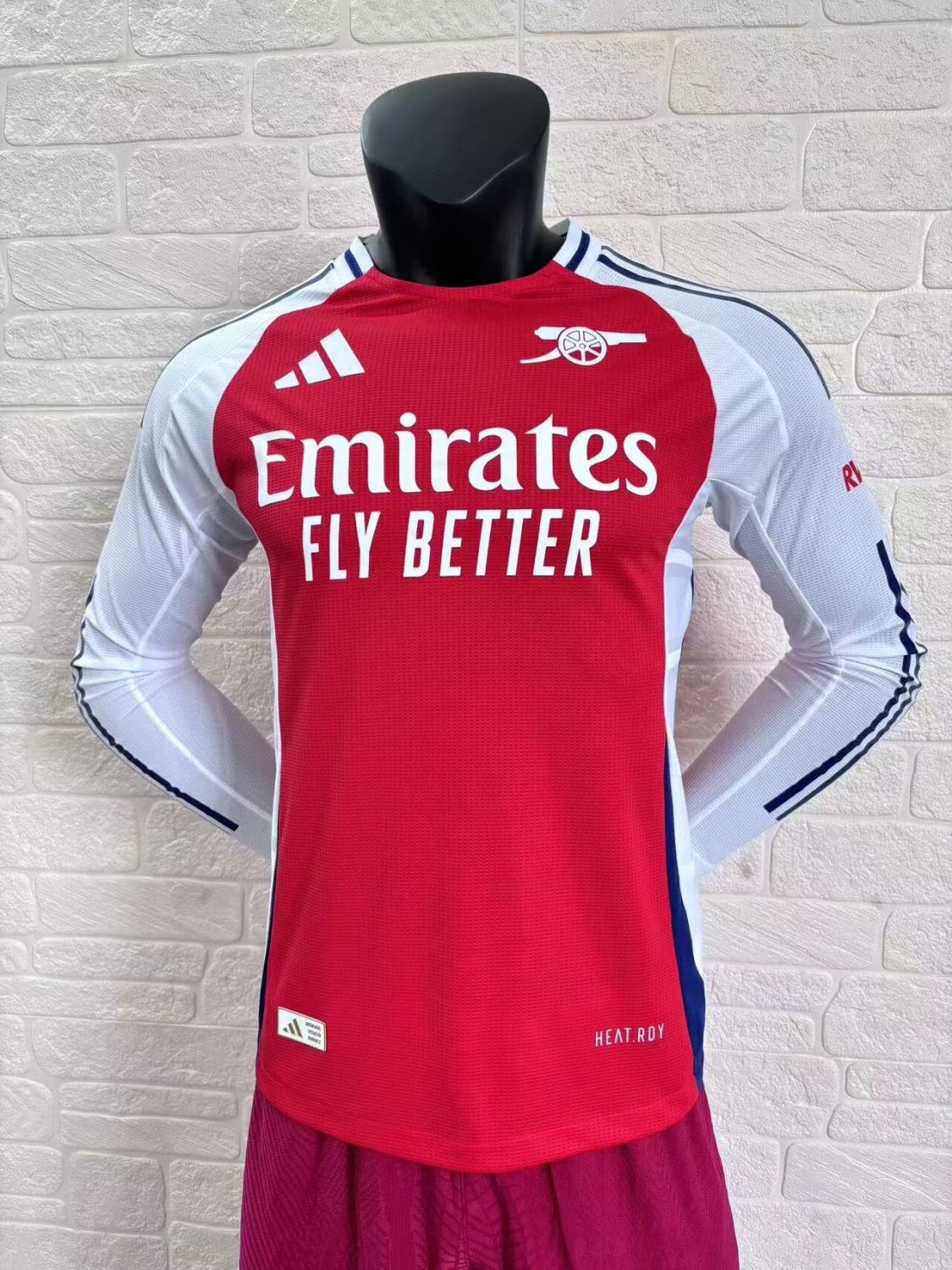 Arsenal Home Player Long Sleeve Jersey 24/25
