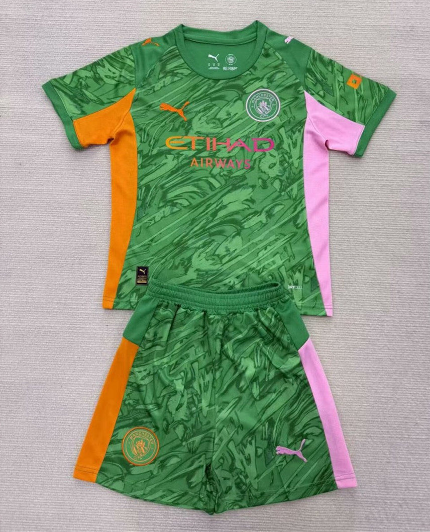 Manchester City Goalkeeper Kids Suit 25/26