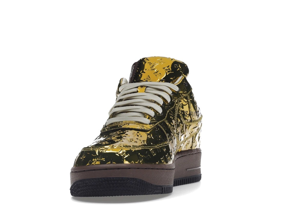 Air Force 1 LV Louis Vuitton Low By Virgil Abloh Metallic Gold