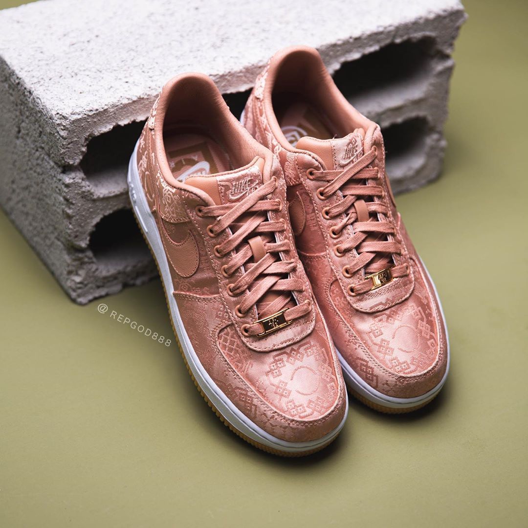 CLOT x Air Force 1 Low “Rose Gold” CJ5290-600