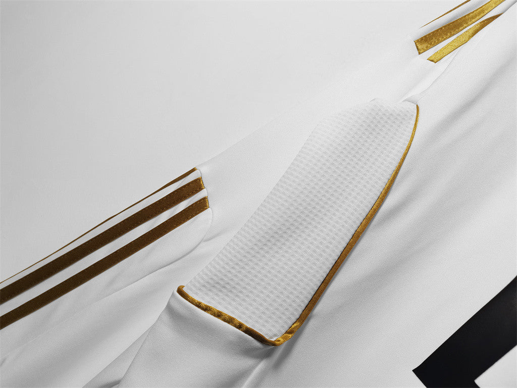 Real Madrid Home Retro Long Sleeves Jersey 11/12