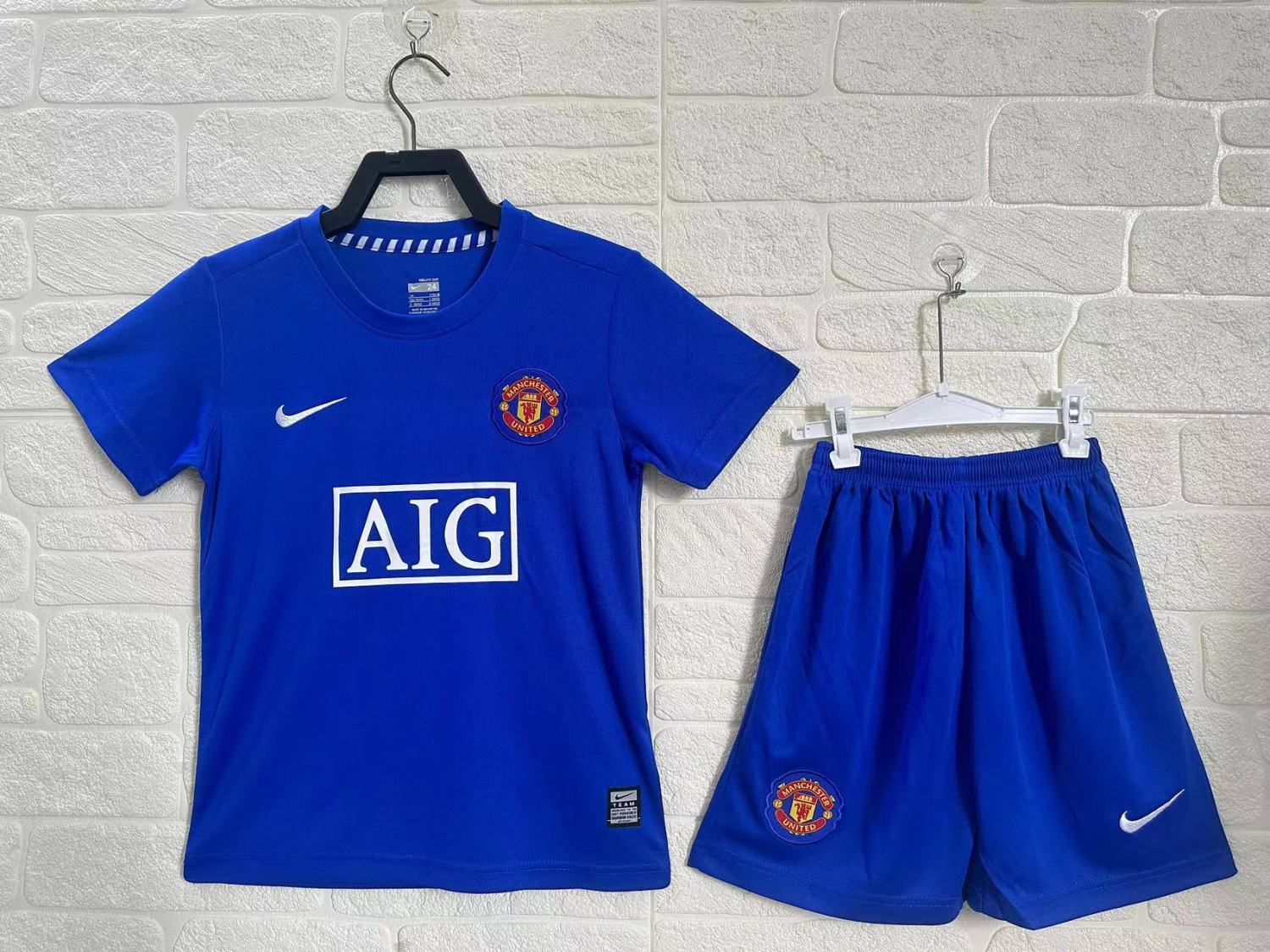 Manchester United Third Retro Kids Suit 2008/09