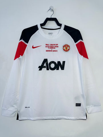 Manchester United Champions' League Third Long Sleeve Retro Jersey 2011/12