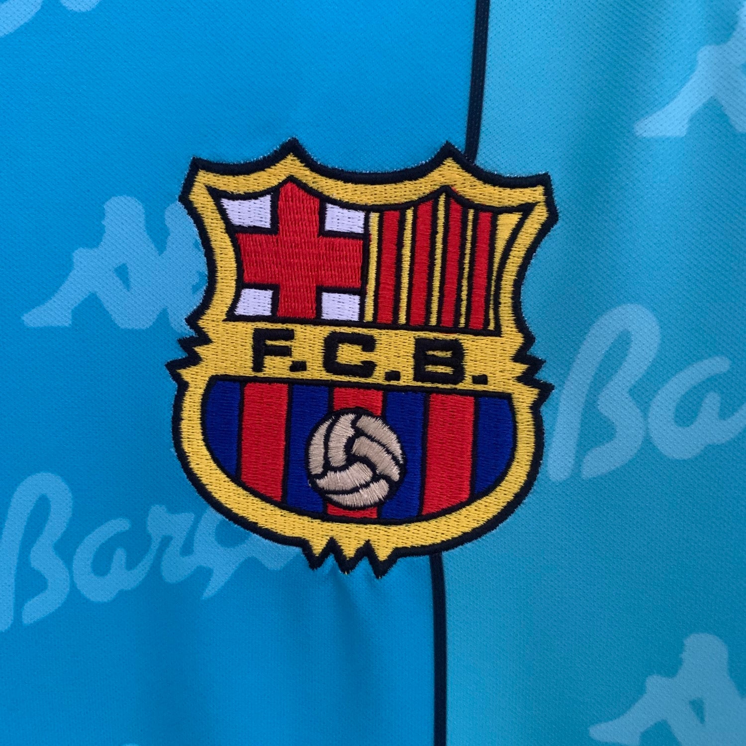 Barcelona Away Long Sleeve Retro Jersey 1996/97