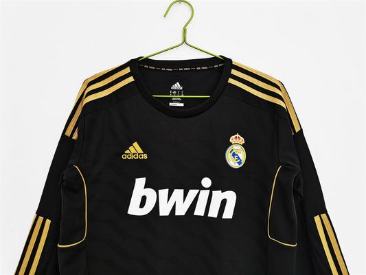 Real Madrid Away Long Sleeve Retro Jersey 2011/12