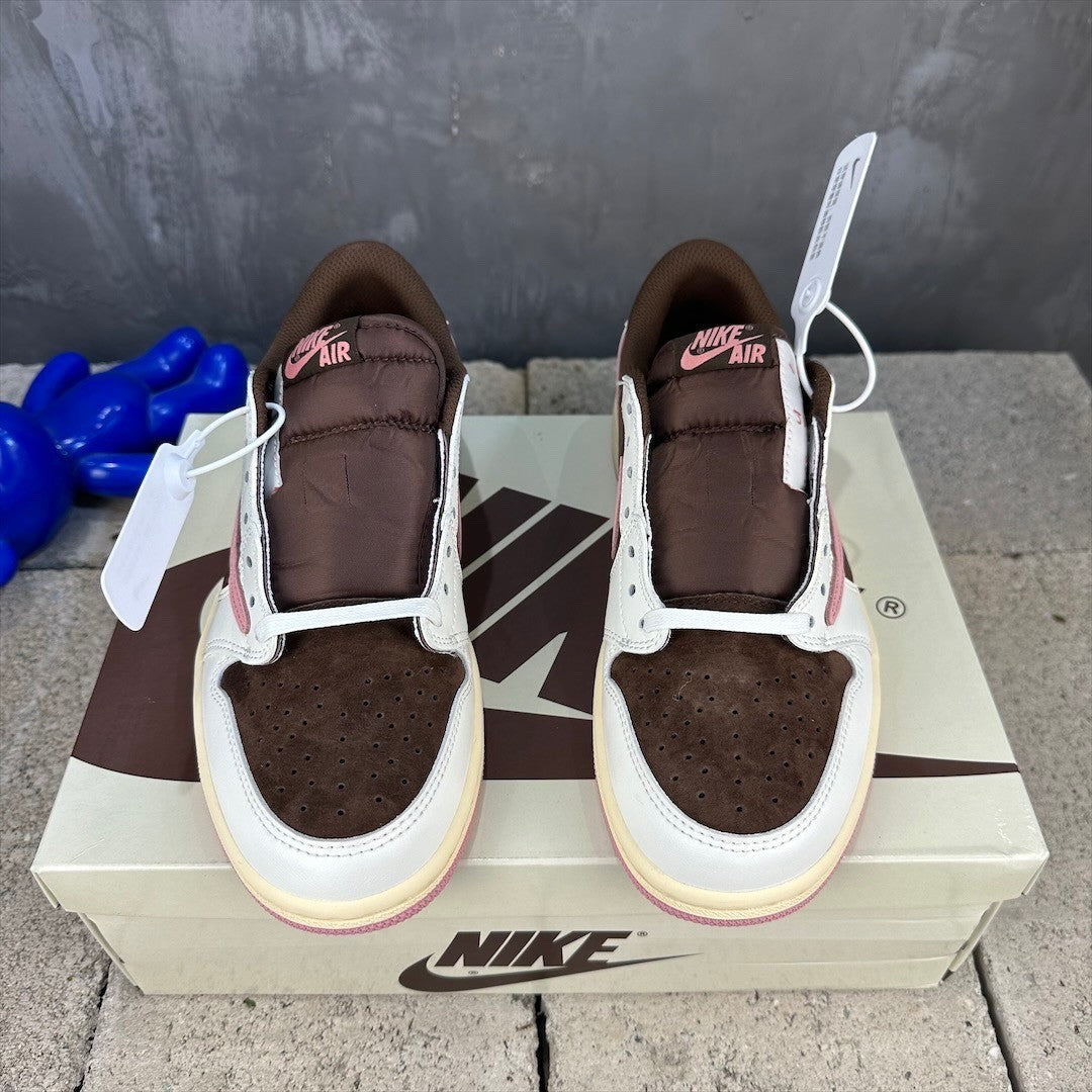 Travis Scott x Air Jordan 1 Low Brown Pink