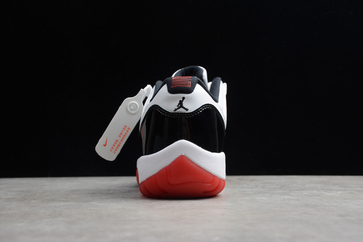 Air Jordan 11 Low Black Red AV2187-160