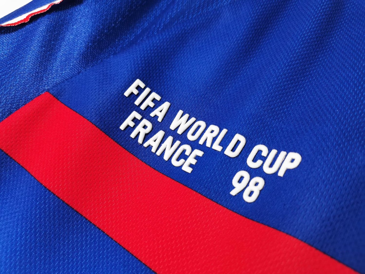 France Retro Home Long Sleeve Jersey 1998