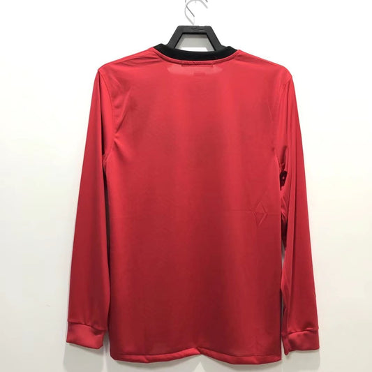 Manchester United Home Long Sleeve Retro Jersey 2010