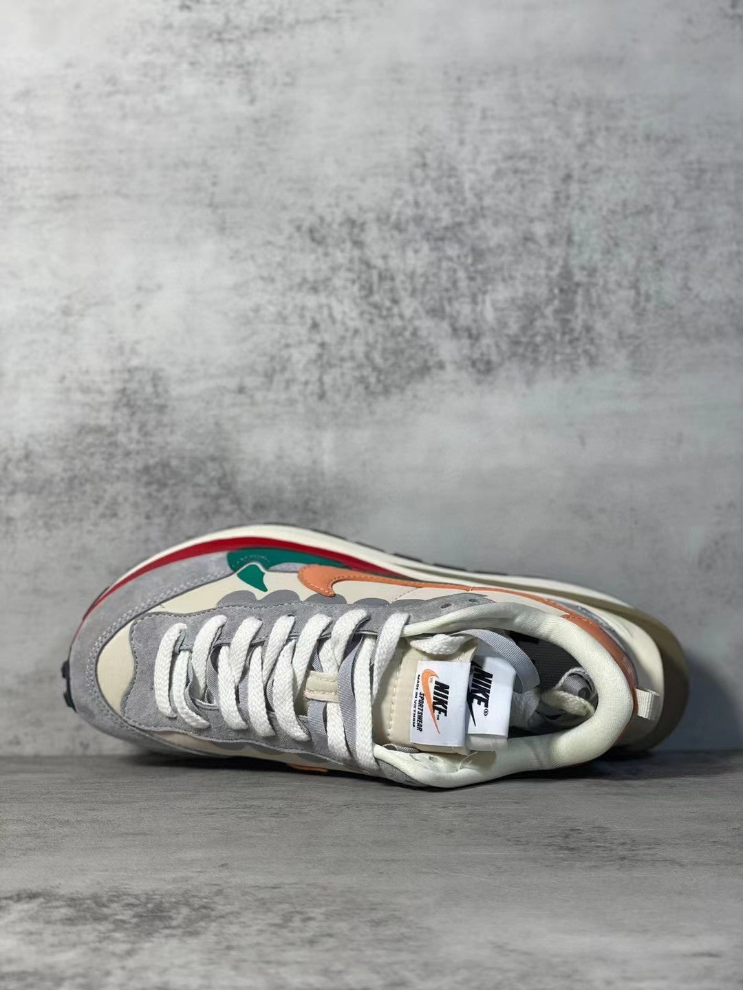 VaporWaffle Sacai Gray Red