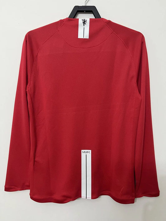 Manchester United Home Long Sleeve Retro Jersey 07/08