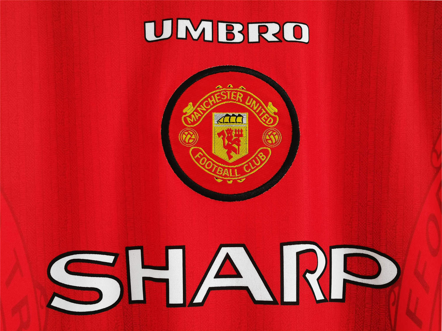 Manchester United Home Long Sleeve Retro Jersey 96/97