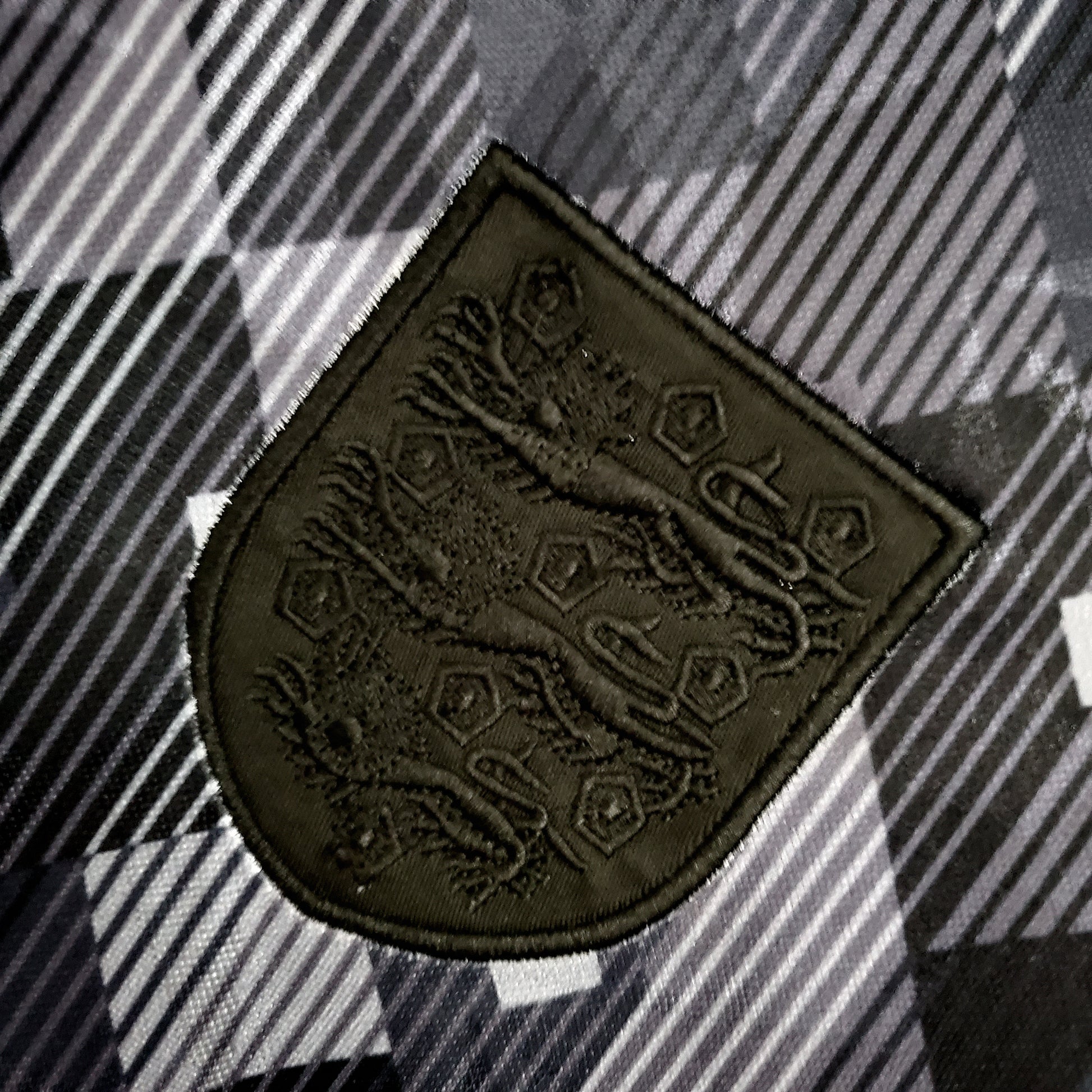 England 1990 Black Out Retro Jersey