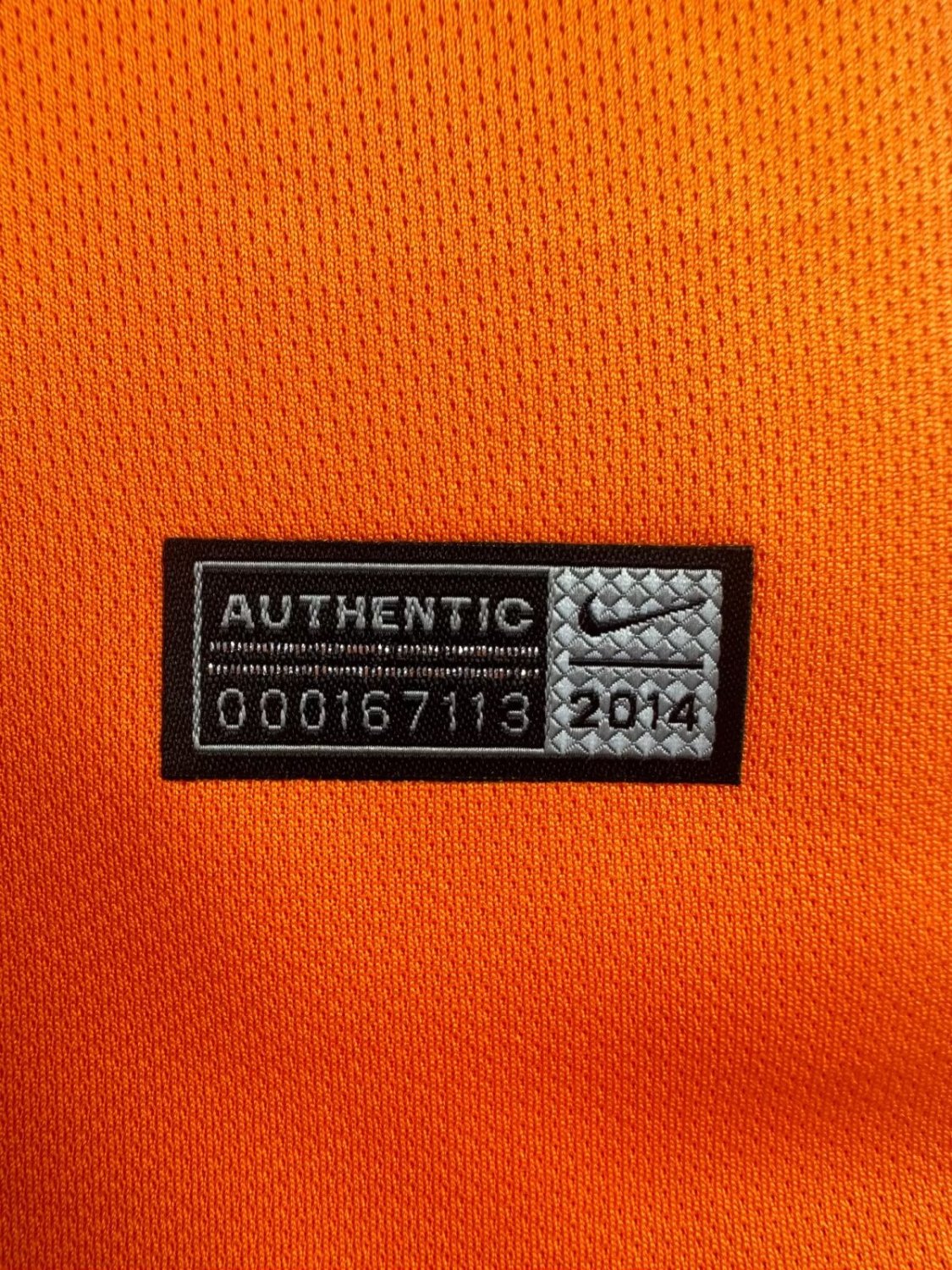 Netherlands Home Retro Jersey 2014/15