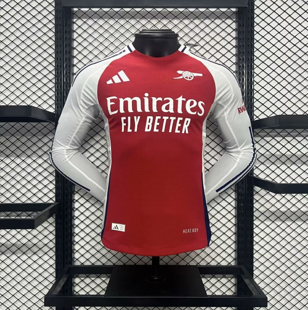 Arsenal Home Player Long Sleeve Jersey 24/25