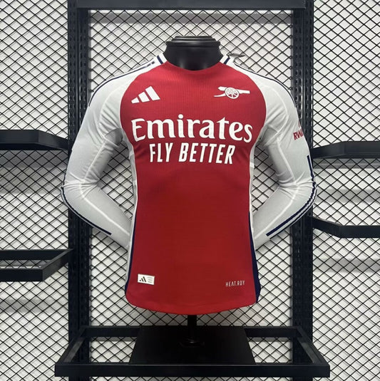 Arsenal Home Player Long Sleeve Jersey 24/25
