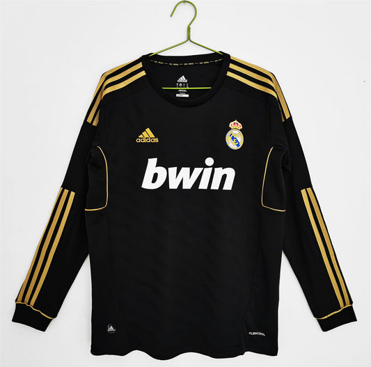 Real Madrid Away Long Sleeve Retro Jersey 2011/12