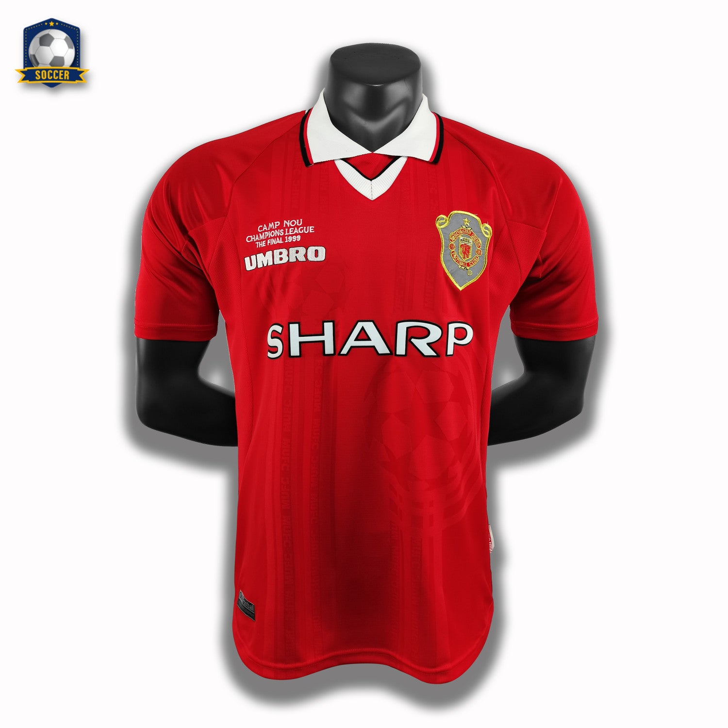 Manchester United Home Champions' League Final Retro Jersey 1999/00