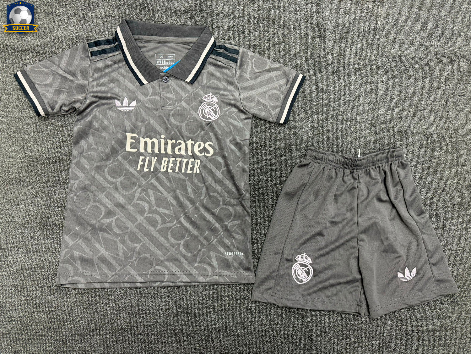Real Madrid Third Kids Suit 24/25