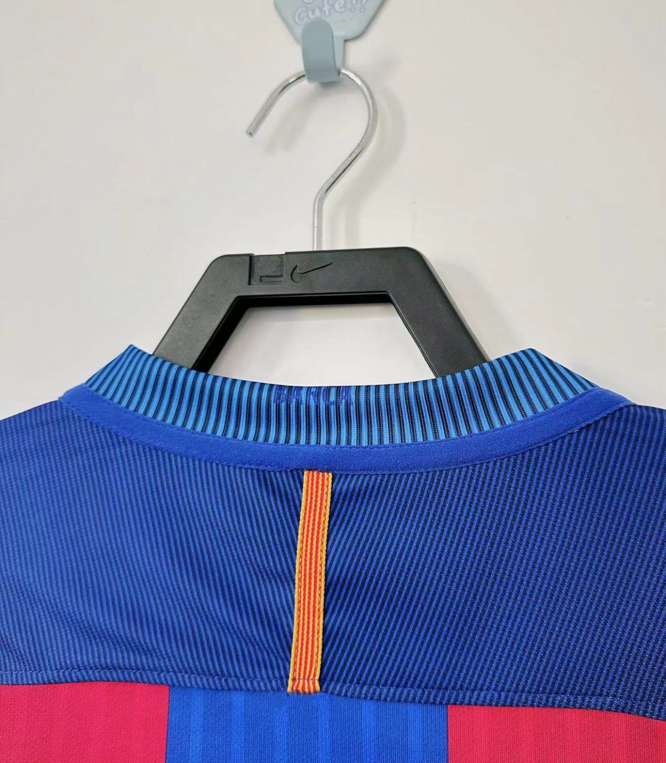 Barcelona Home Long Sleeve Retro Jersey 2016/17