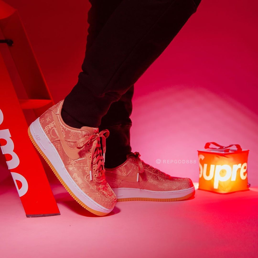 CLOT x Air Force 1 Low “Rose Gold” CJ5290-600