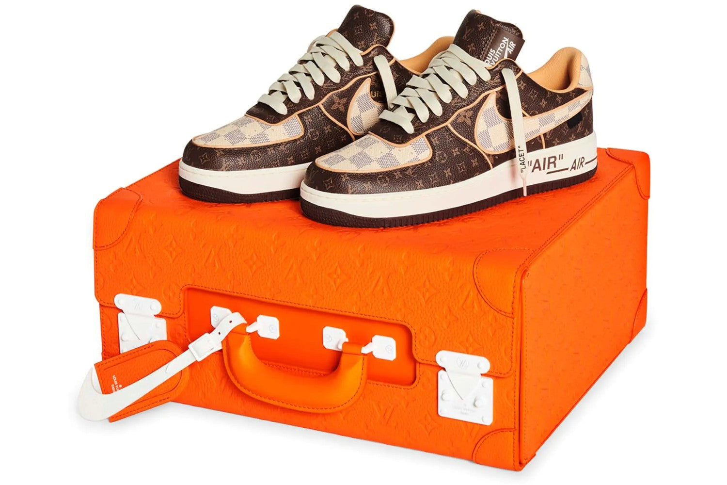 Air Force 1 LV Low Louis Vuitton Monogram Brown Damier Azur