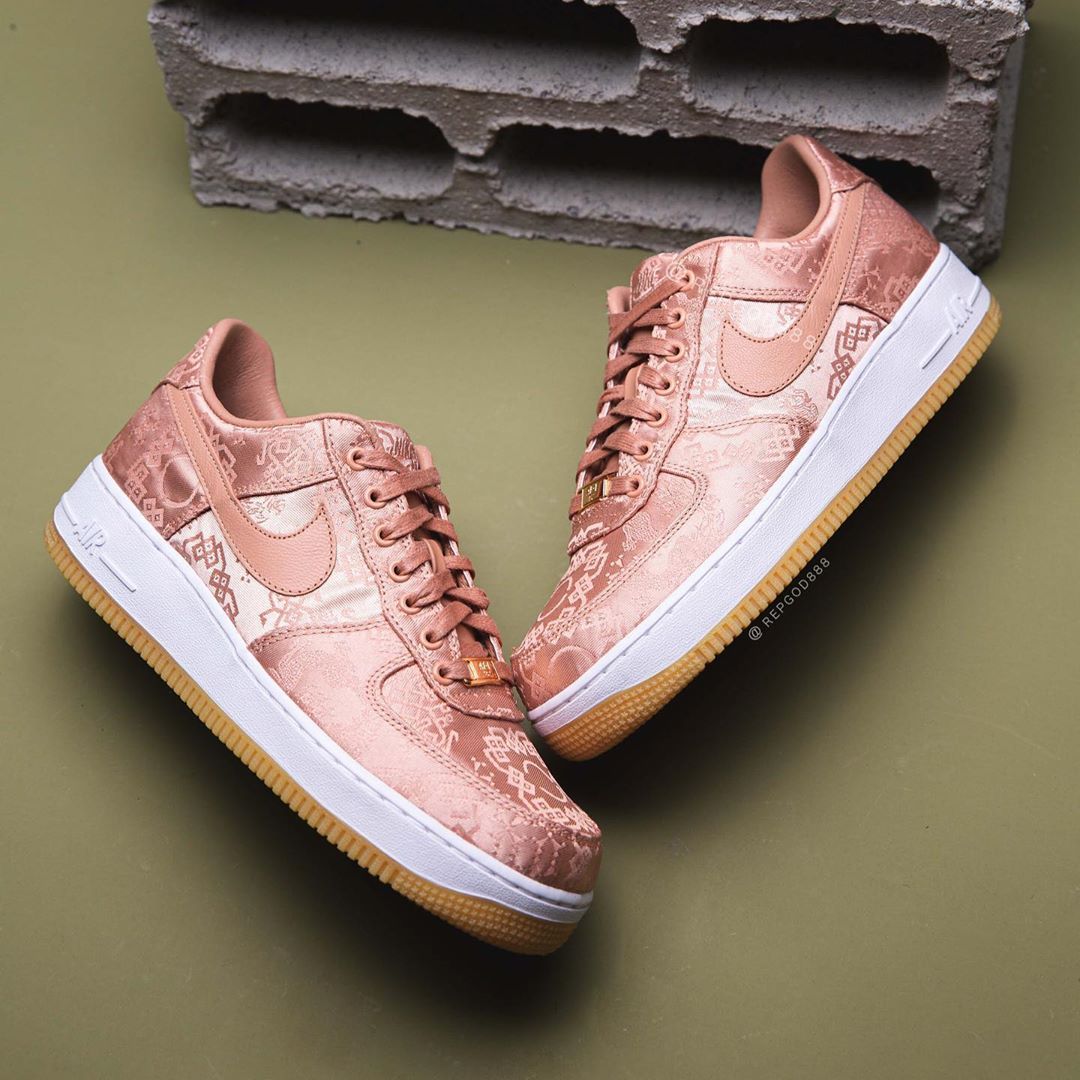 CLOT x Air Force 1 Low “Rose Gold” CJ5290-600