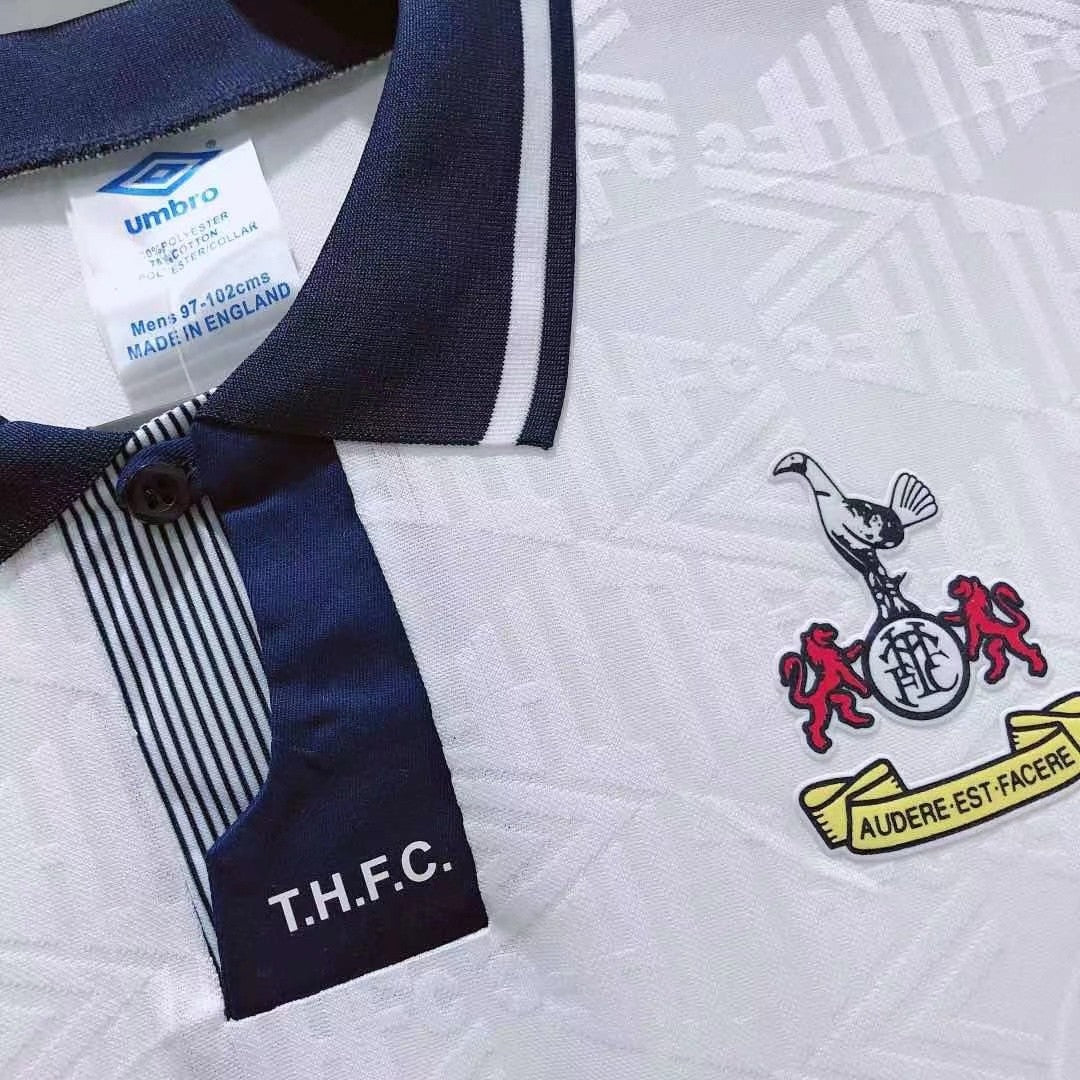 Tottenham Home Retro Jersey 92/94