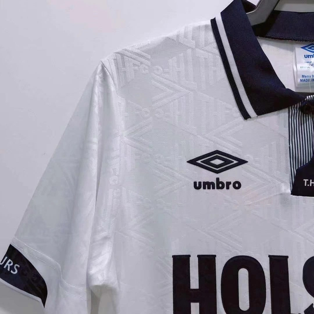 Tottenham Home Retro Jersey 92/94