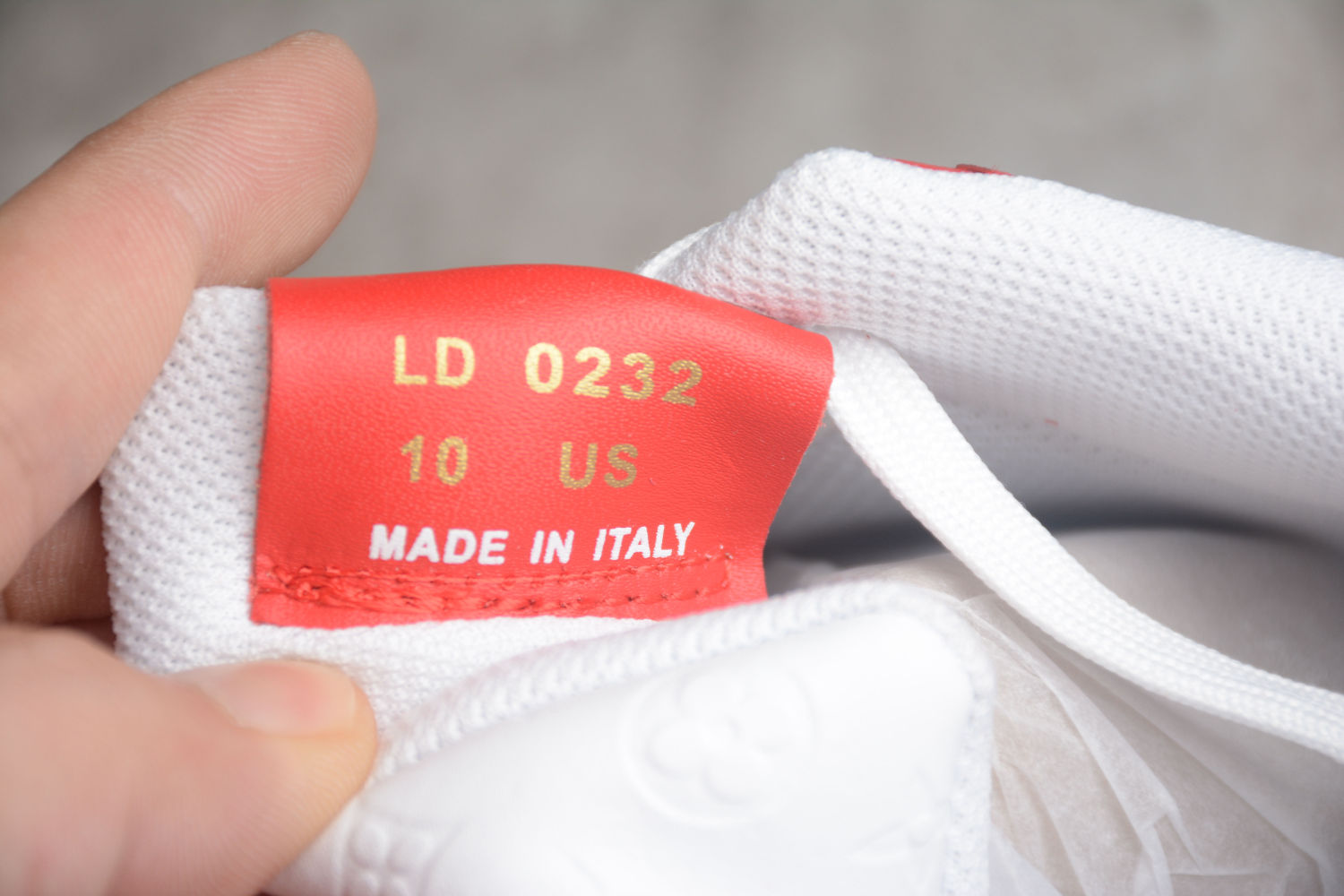 Air Force 1 LV Louis Vuitton Low White Red LD 0232