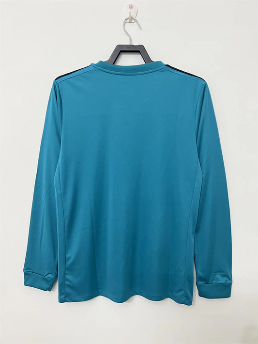 Real Madrid Third Retro Long Sleeves Jersey 17/18
